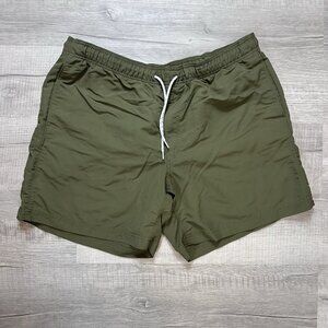 Duluth Trading Co Men's Grab 7" Green Nylon Shorts Size 2XL Lightweight Multiuse